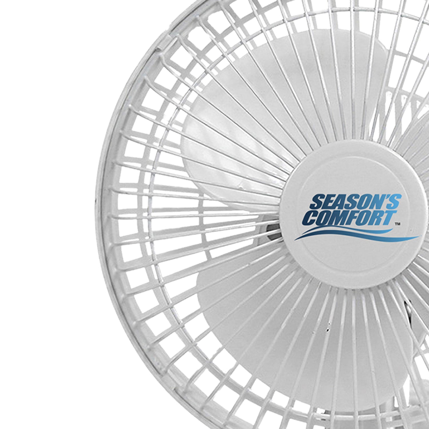 Seasons Comfort 6-In. 2-in-1 Tabletop and Clip-on Portable Fan, FTC6, White