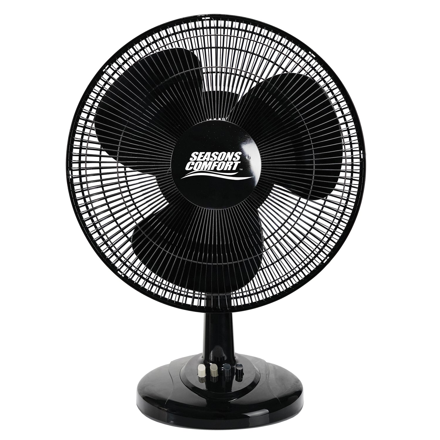 Seasons Comfort 16-In. 3-Speed Oscillating Table Fan, FTT16, Black