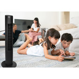 Seasons Comfort 40-In. Oscillating Tower Fan with Remote, FTW40B, Black