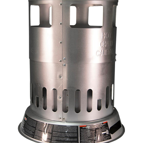 Reddy Heater 50000-80000-BTU Propane Indoor Outdoor 360° Convection Heater with Auto Shutoff, 10-Ft. Hose, Regulator for 20/100-Lb. Tanks, LPC80