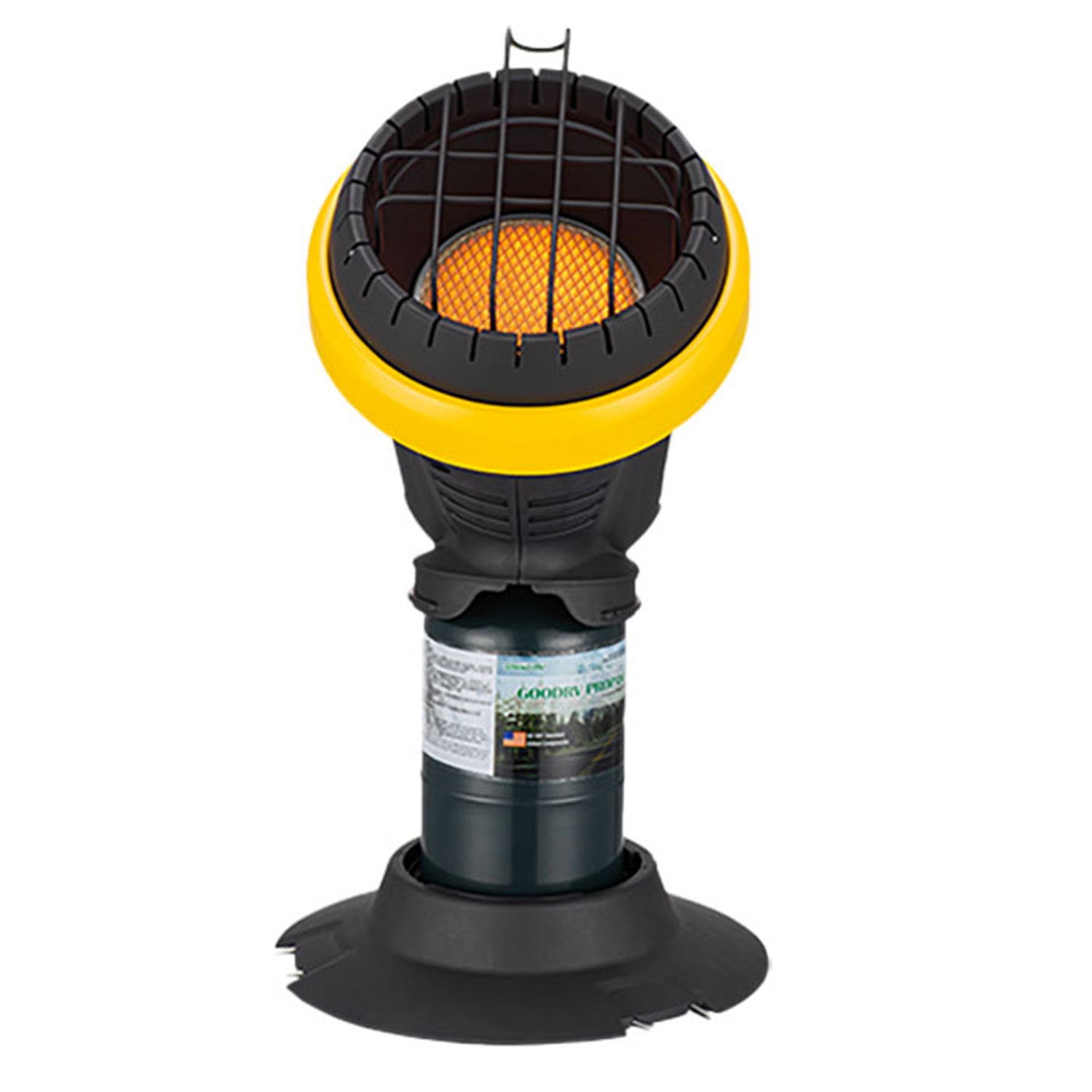 Comfort Gear 4000-BTU Indoor/Outdoor Portable Personal Propane Heater with Base, PPH-04