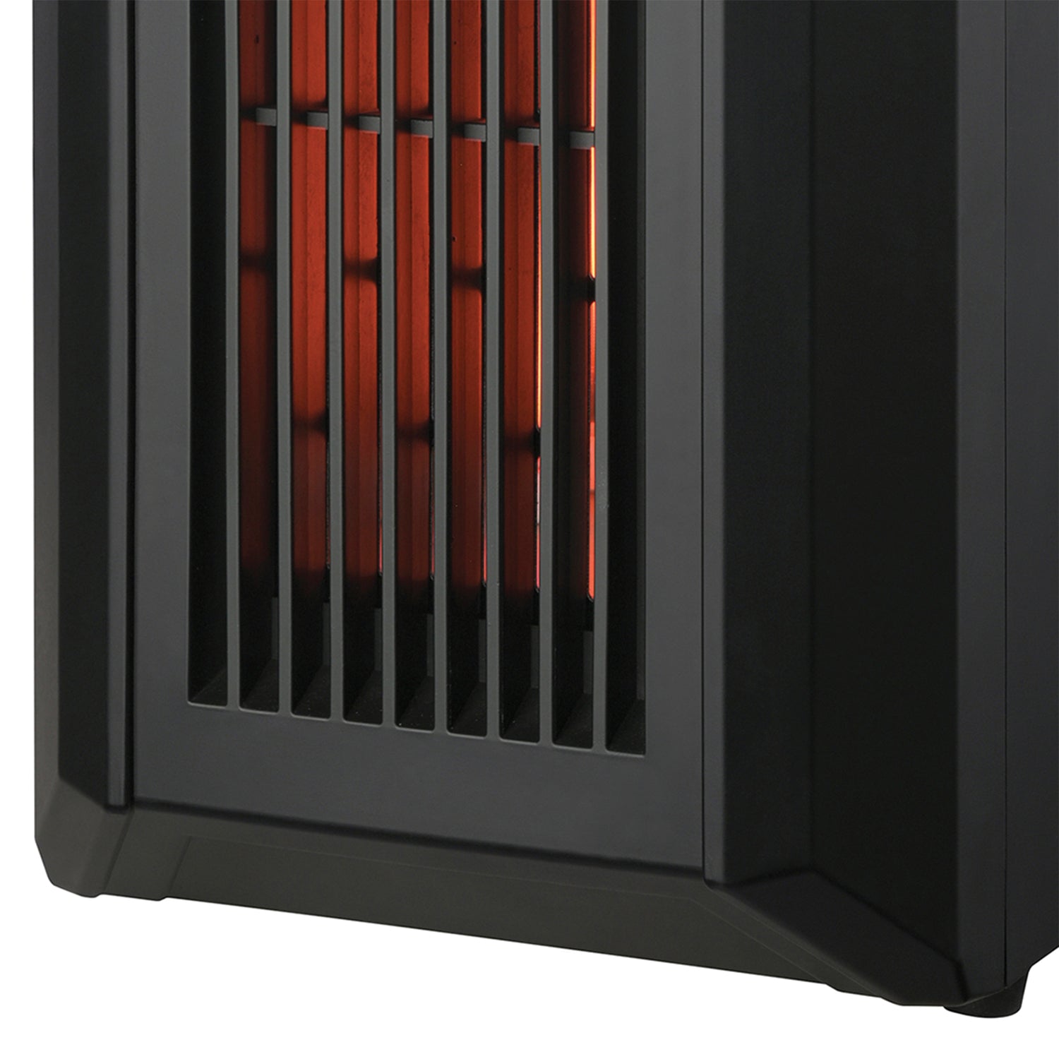 Comfort Glow QDE1250 1500-Watt-Max Tabletop Infrared Quartz Heater with Thermostat and Remote, Black