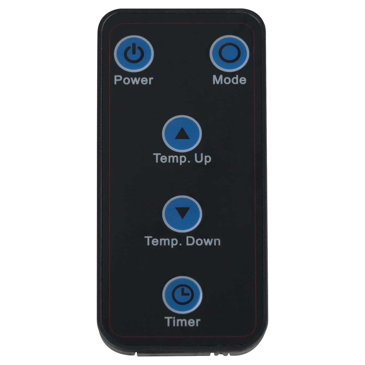 Comfort Glow QDE1250 1500-Watt-Max Tabletop Infrared Quartz Heater with Thermostat and Remote, Black