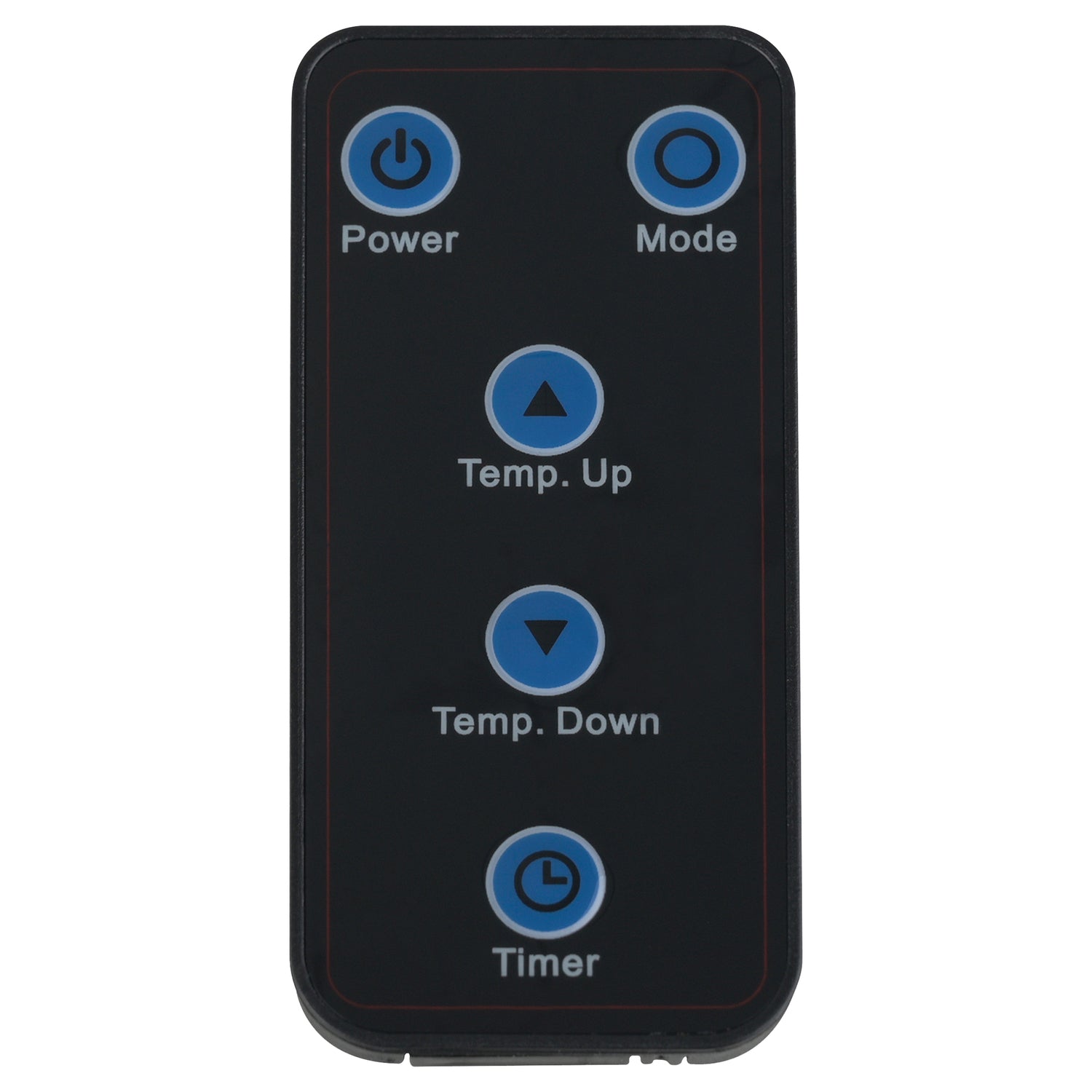 Comfort Glow QDE1250 1500-Watt-Max Tabletop Infrared Quartz Heater with Thermostat and Remote, Black