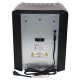 Comfort Glow Portable Electric Forced-Air Infrared Quartz Heater, 1500/750/ECO, 5120 BTUs, 4 Elements, Safety Features, Timer, Remote, 6-Ft. Cord
