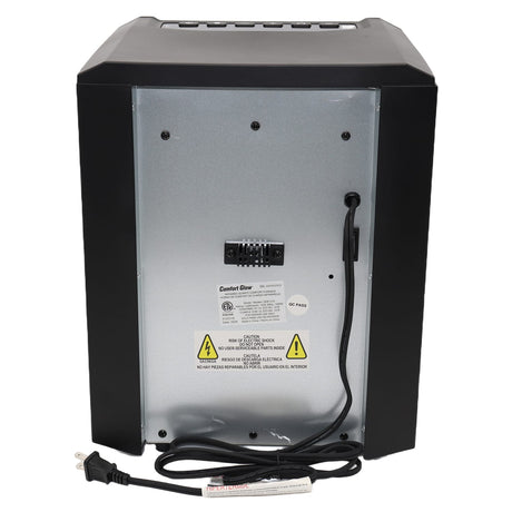 Comfort Glow Portable Electric Forced-Air Infrared Quartz Heater, 1500/750/ECO, 5120 BTUs, 4 Elements, Safety Features, Timer, Remote, 6-Ft. Cord