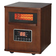 Comfort Glow Portable Electric Cabinet Forced-Air Infrared Quartz Heater, 1500/750/ECO, 5120 BTUs, 6 Elements, LED Display, Remote, 6-Ft. Cord