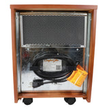 Comfort Glow Portable Electric Cabinet Forced-Air Infrared Quartz Heater, 1500/750/ECO, 5120 BTUs, 8 Elements, LED Display, Remote, 6-Ft. Cord