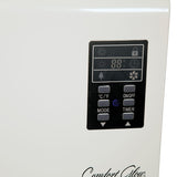 Comfort Glow QWH2100 1500-Watt-Max Infrared Quartz Wall-Mount Heater with Thermostat and Remote, White
