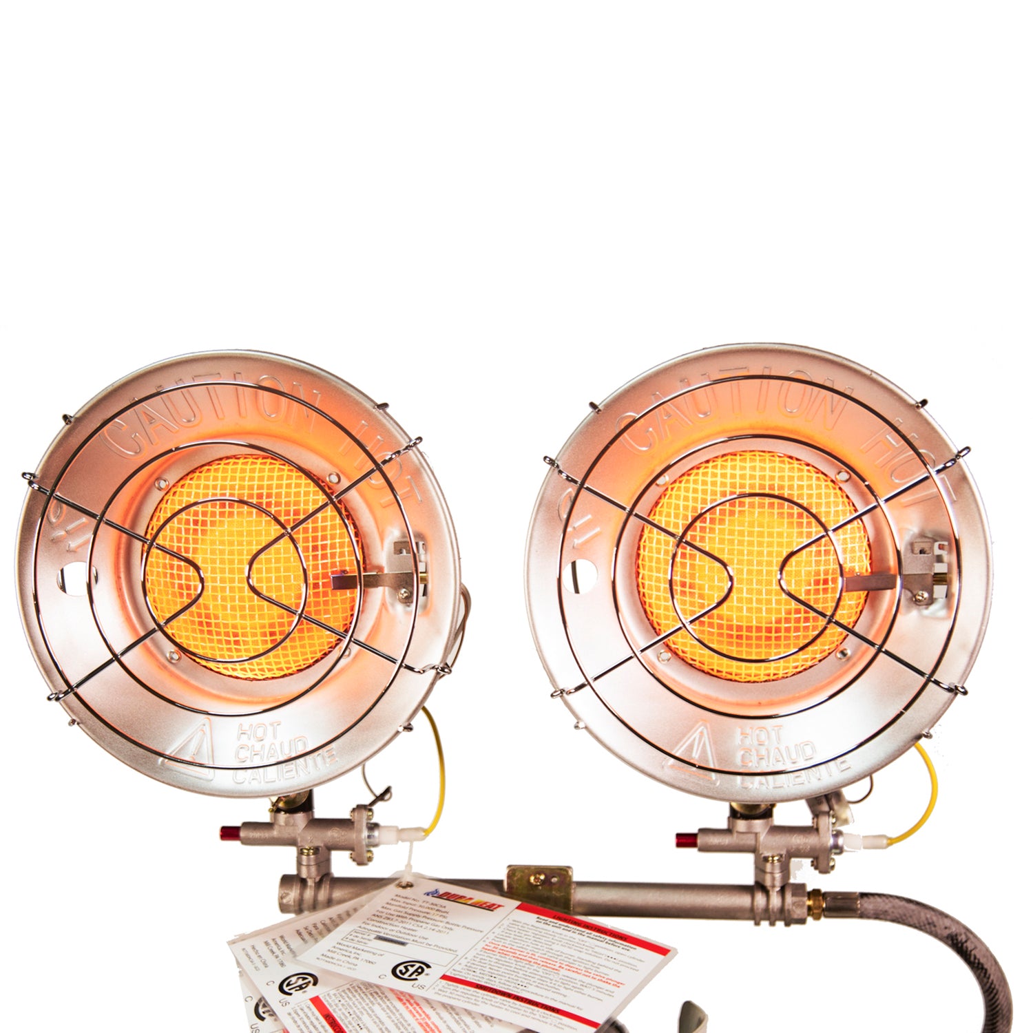 Comfort Gear 30000-BTU Double Tank-Top Outdoor Portable Propane Heater, TT-30CSA