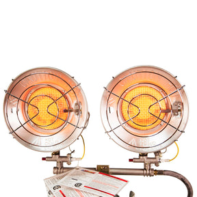 Comfort Gear 30000-BTU Double Tank-Top Outdoor Portable Propane Heater, TT-30CSA