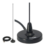 Tram 150 MHz to 155 MHz VHF Pre-Tuned Magnet Antenna, 19-1/4-In. Tall with 12-Ft. RG58 Cable and PL-259 Connector