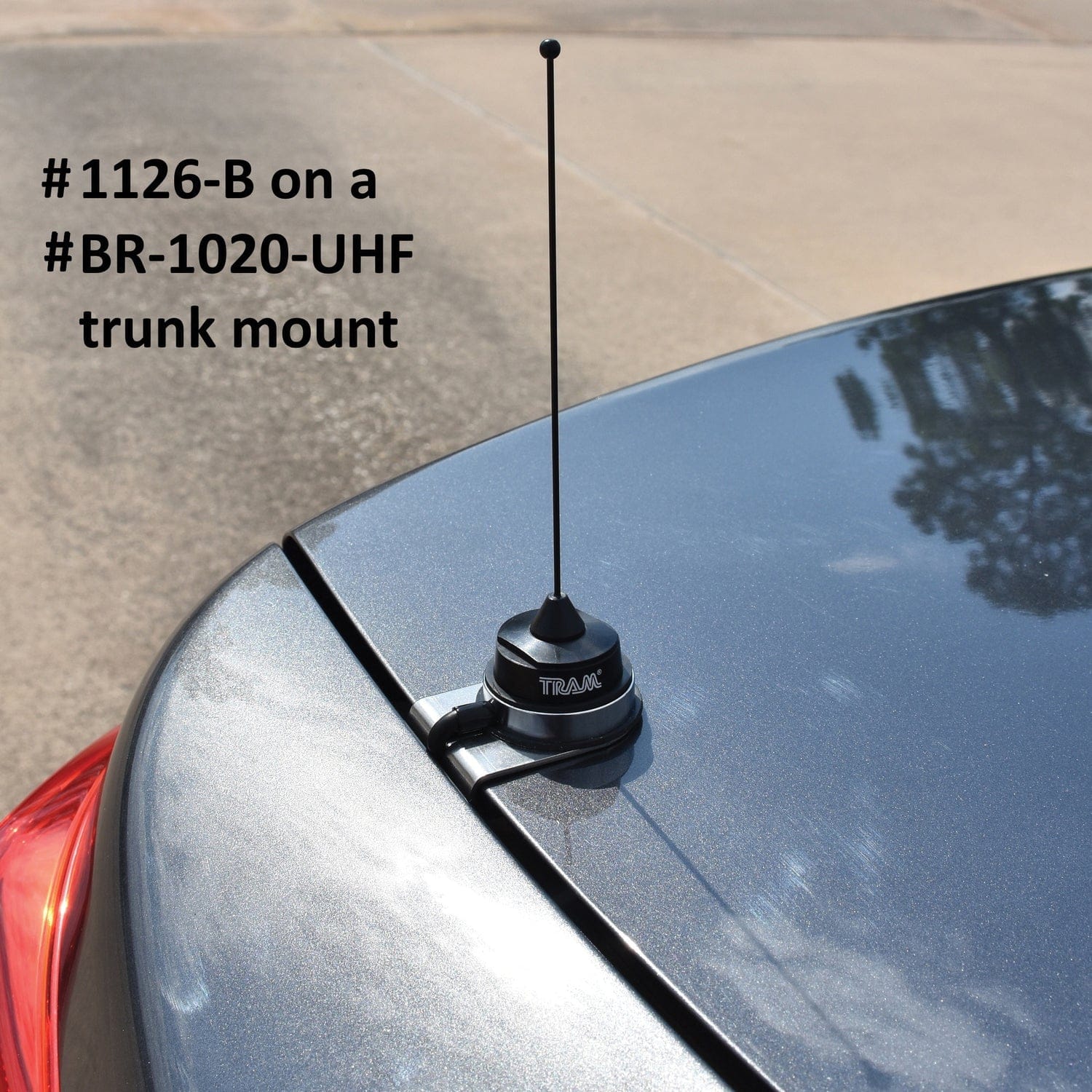 Tram 200-Watt Pretuned 410 MHz to 490 MHz Black-Nut-Type Quarter-Wave Antenna with NMO Mounting