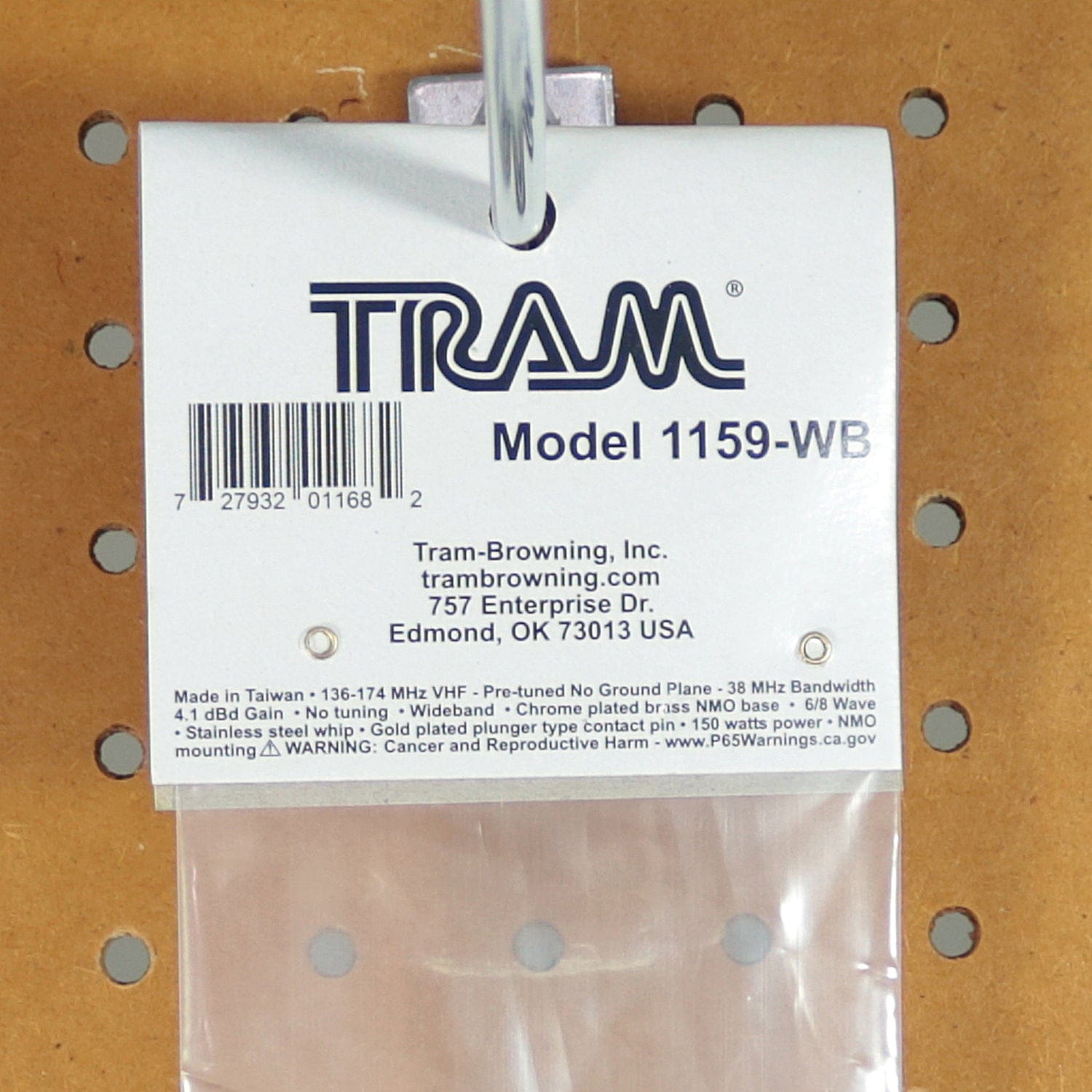 Tram 136 MHz to 174 MHz Pretuned Gain Antenna