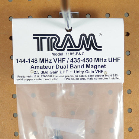 Tram Amateur Dual-Band Magnet Antenna with BNC-Male Connector
