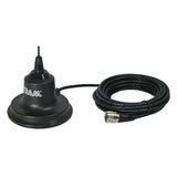Tram 144 to 148 MHz VHF/440 to 450 MHz UHF Amateur Dual-Band Pre-Tuned 4-In. Magnet Antenna Kit with Rubber Boot