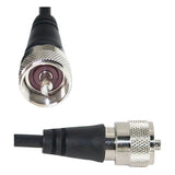 Tram 144 to 148 MHz VHF/440 to 450 MHz UHF Amateur Dual-Band Pre-Tuned 4-In. Magnet Antenna Kit with Rubber Boot