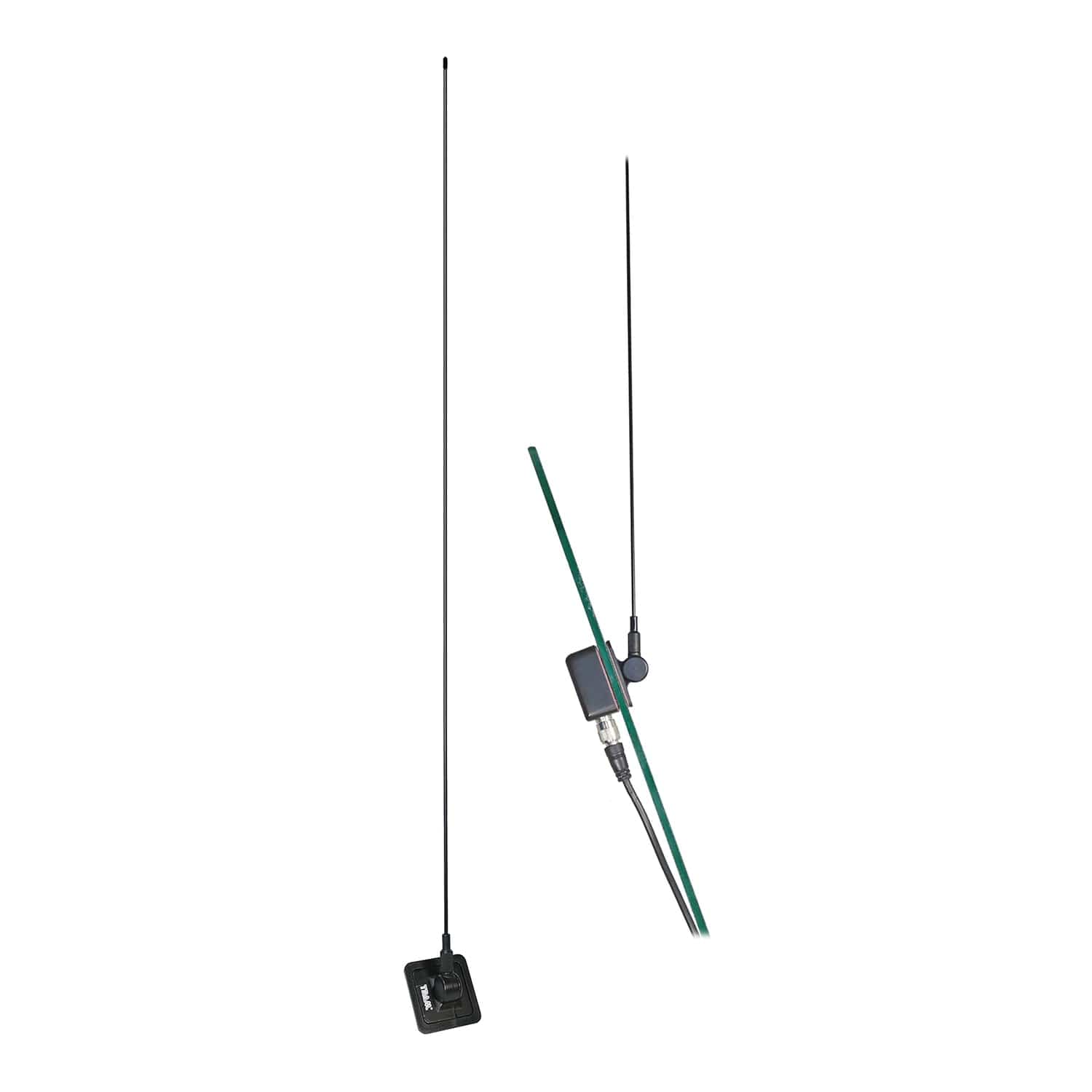 Tram 50-Watt Pretuned 150 MHz to 158 MHz VHF Radio Antenna Kit with Glass Mount and Cable