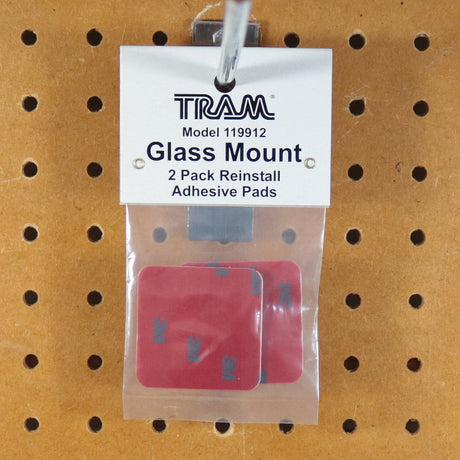 Tram Glass Mount Antenna Re-install Adhesive Pads, 2 pk
