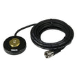 Tram UHF Strong 2-1/2-In. NMO Magnet Mount for High Frequencies, 12-Ft. Cable with PL-259 Connector, Black