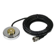 Tram UHF Strong 2-1/2-In. NMO Magnet Mount for High Frequencies, 12-Ft. Cable with PL-259 Connector, Chrome
