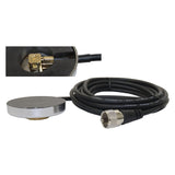 Tram UHF Strong 2-1/2-In. NMO Magnet Mount for High Frequencies, 12-Ft. Cable with PL-259 Connector, Chrome