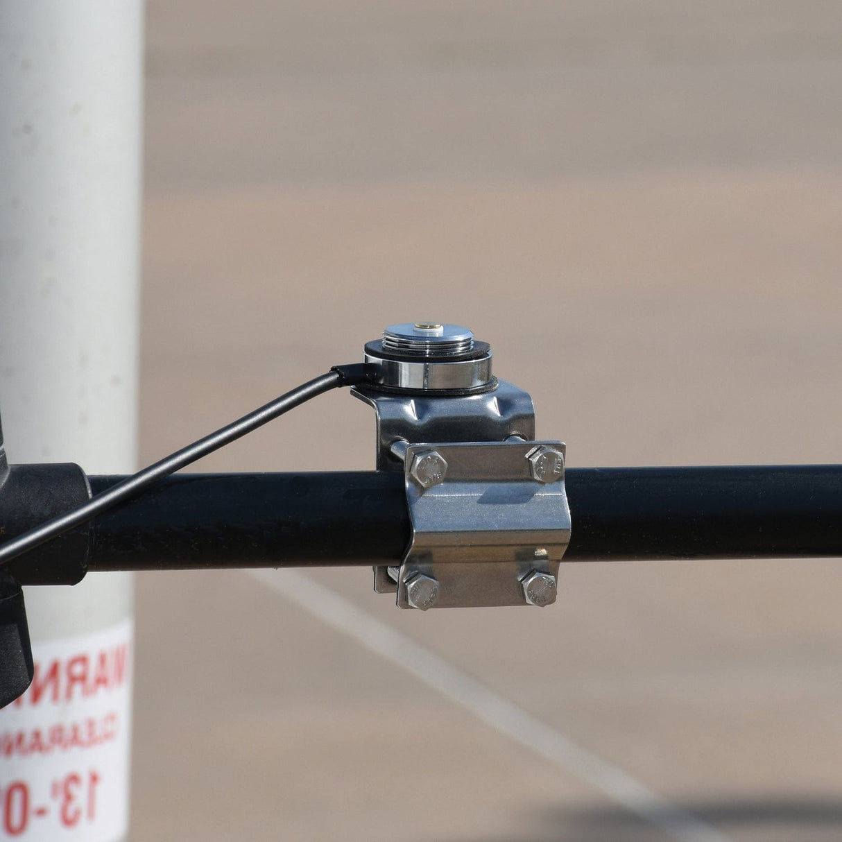 Tram Stainless Steel NMO Mirror Mount Single Groove with 17-Ft. Coaxial Cable and PL-259 Connector