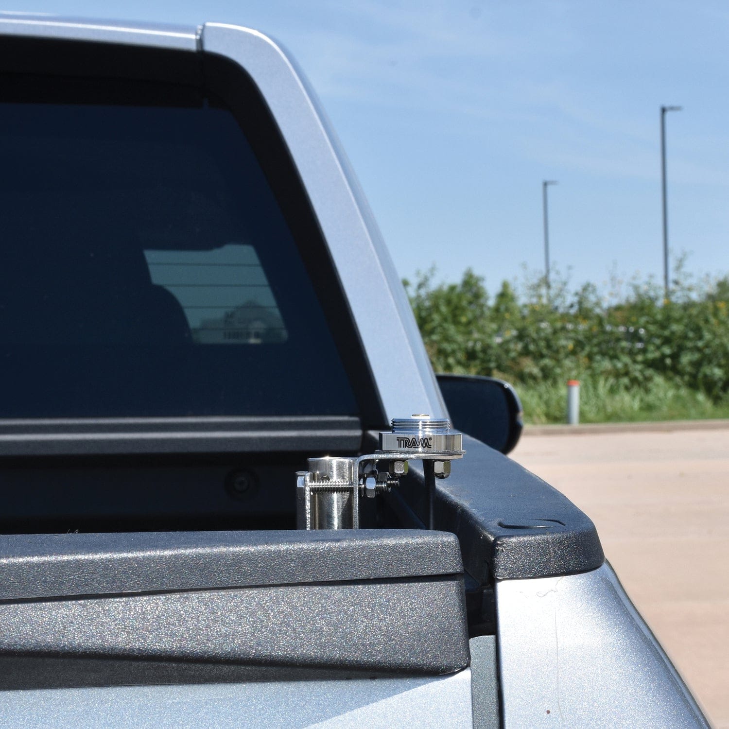 Tram Stainless Steel NMO Mirror Mount Single Groove with 17-Ft. Coaxial Cable and PL-259 Connector