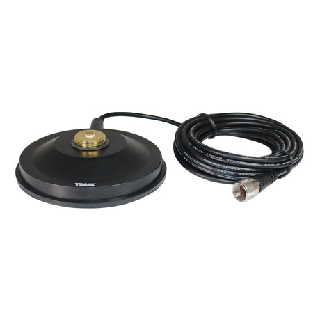 Tram 5-1/2-Inch Black ABS NMO Magnet Mount with RG58 Coaxial Cable and UHF PL-259 Connector