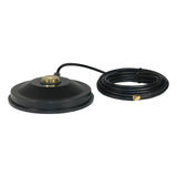 Tram 5-1/2-In. Black ABS NMO Magnet Mount with RG58 Coaxial Cable and SMA Connector