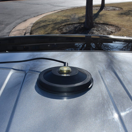 Tram 5-1/2-Inch Black ABS NMO Magnet Mount with RG58 Coaxial Cable and UHF PL-259 Connector