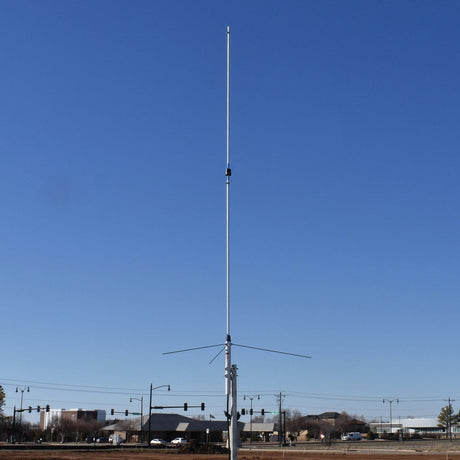 Tram 200-Watt 136 MHz to 174 MHz 6-dBd-Gain Aluminum Base Antenna with 50-Ohm UHF SO-239 Connector, 10 Feet