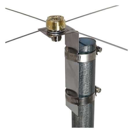 Tram NMO Mount to UHF-Female Connector Ground Plane Kit