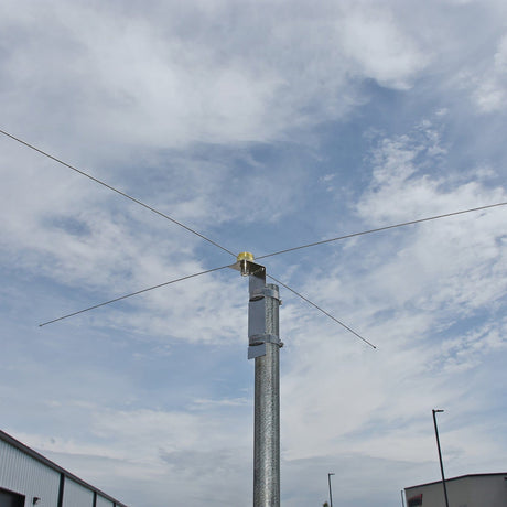 Tram NMO Mount to UHF-Female Connector Ground Plane Kit