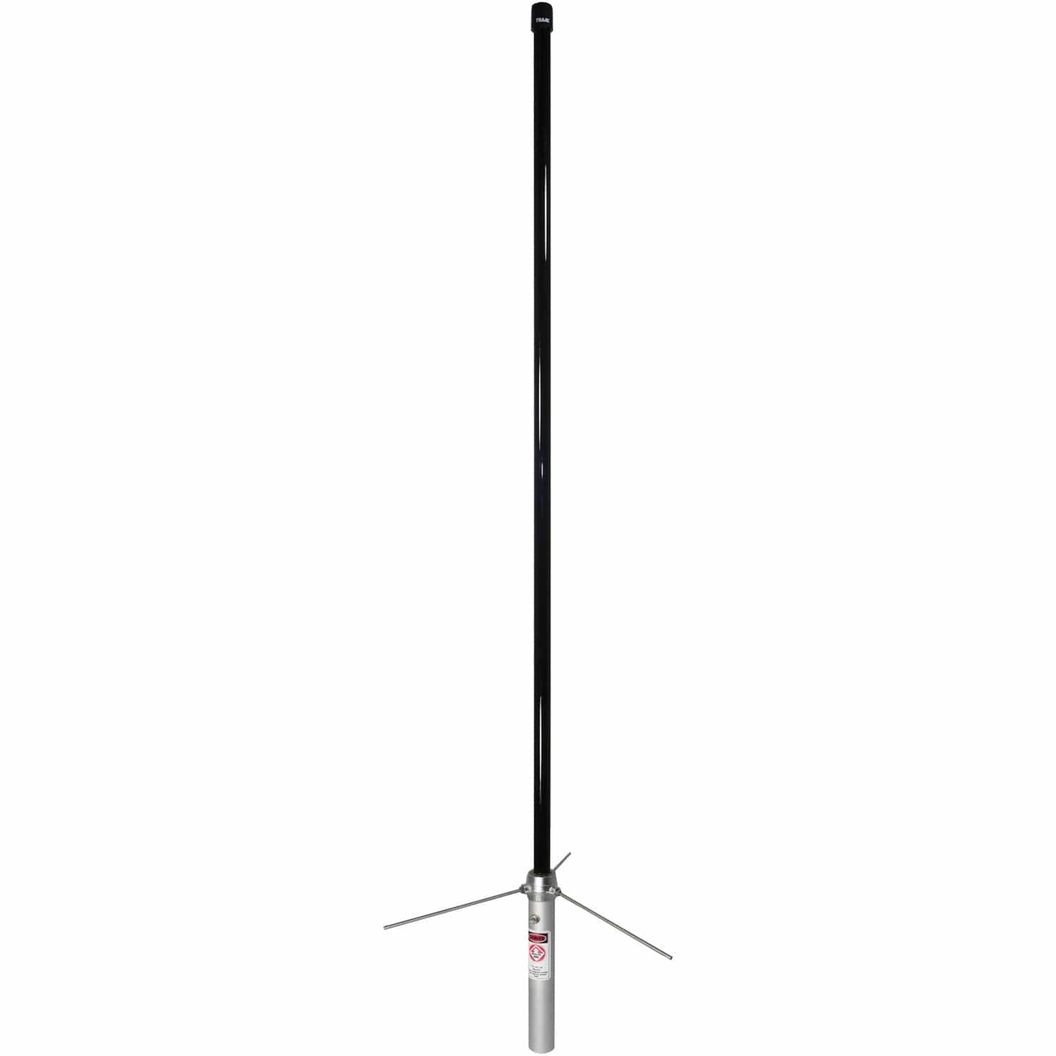 Tram Pre-Tuned 144MHz–148MHz VHF/430MHz–460MHz UHF  Amateur Dual-Band Base Antenna, Black Fiberglass