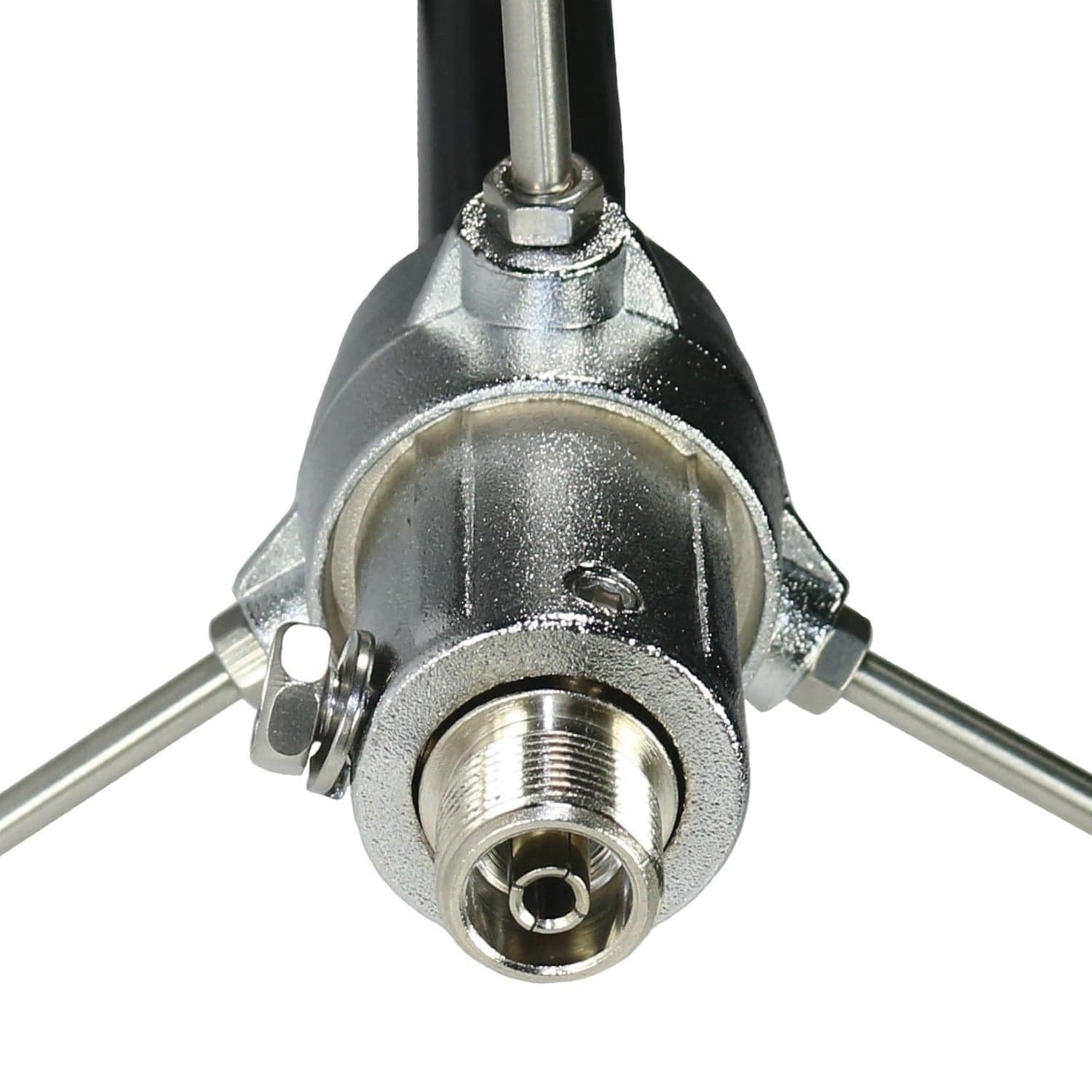 Tram 200-Watt Dual-Band 2-Section Fiberglass Base Antenna with 50-Ohm UHF SO-239 Connector, 8-Ft. 4-In. Tall, Black