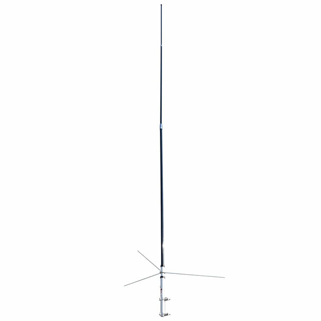 Tram 200-Watt Dual-Band 3-Section Fiberglass Base Antenna with 50-Ohm UHF SO-239 Connector, 17-Ft. Tall, Black