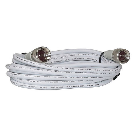 Tram VHF 38-In. 3-dBd Gain Marine Antenna with Quick-Disconnect Thick Whip that Stands Tall in the Wind