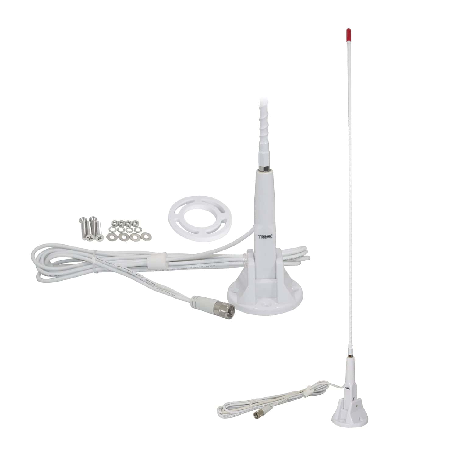 Tram Marine CB 3-Ft. Fiberglass Antenna with RG58 Cable and PL-259 Connector