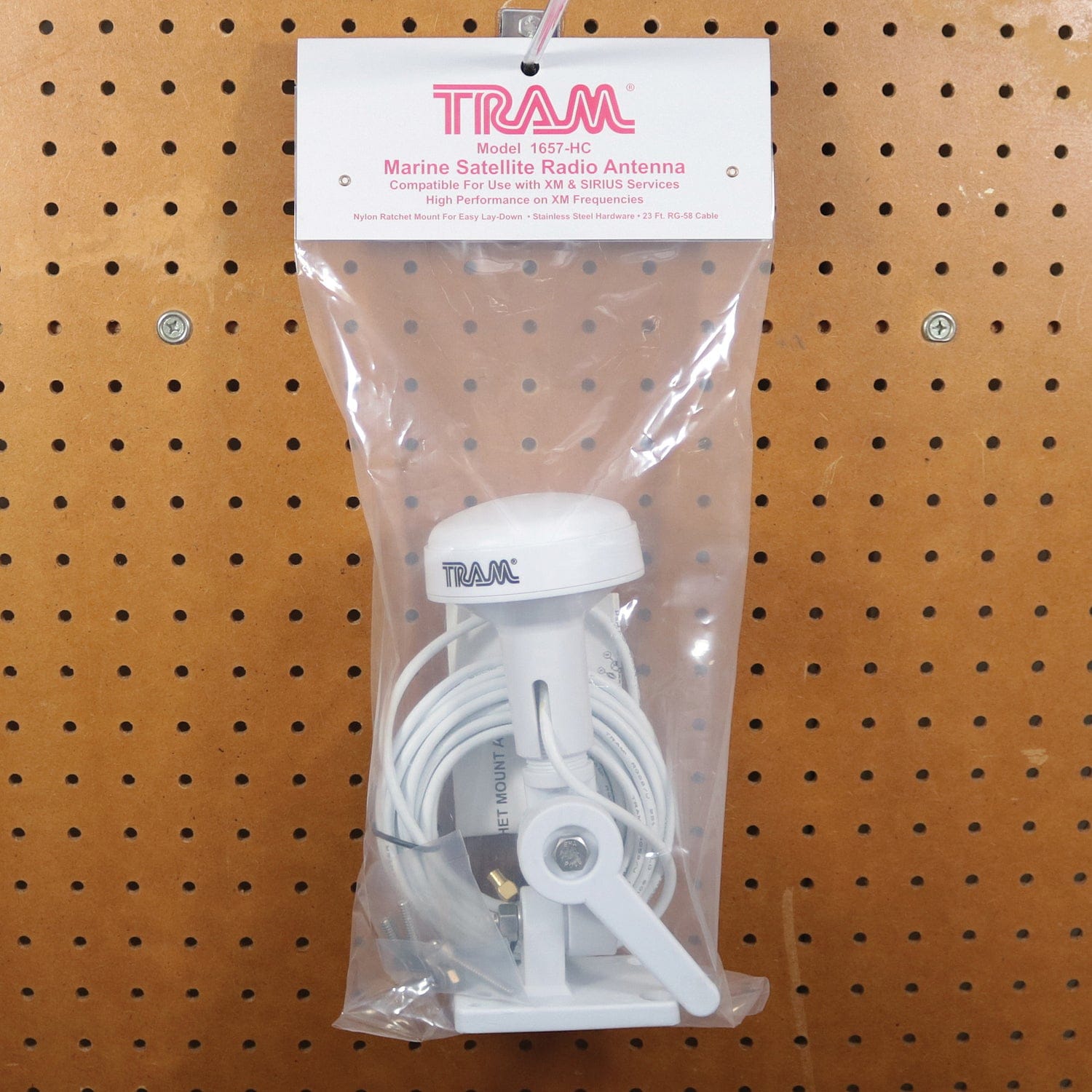 Tram Marine Satellite Radio Ratchet-Mount Antenna with RG58 Cable