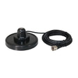 Tram 5-Inch Black Steel NMO Magnet Mount with RG58 Coaxial Cable and UHF PL-259 Connector