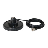 Tram 5-Inch Black Steel NMO Magnet Mount with RG58 Coaxial Cable and UHF PL-259 Connector