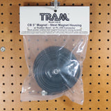 Tram 5-Inch Black Steel NMO Magnet Mount with RG58 Coaxial Cable and UHF PL-259 Connector