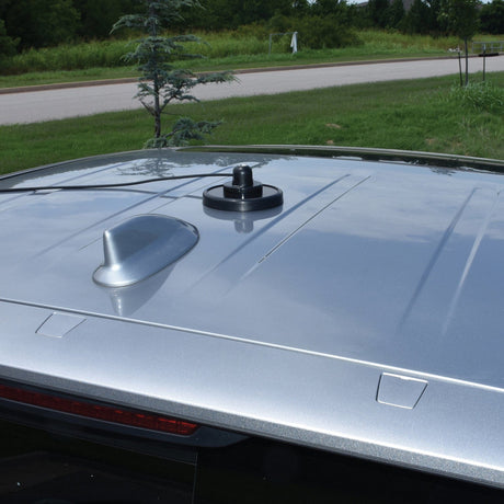 Tram 5-Inch Black Steel NMO Magnet Mount with RG58 Coaxial Cable and UHF PL-259 Connector