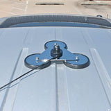 Tram 270 Super-Strong 12-3/4 In. Tri-Magnet CB Antenna Mount with 5-In. Magnets with Rubber Boots, 18-Ft. RG58 Tinned Copper Braid 95% Shield Cable