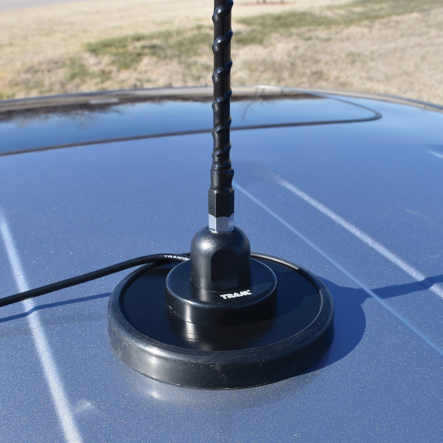 Tram 3-M-B-HC 1500-Watt 26-MHz to 29-MHz 3-Ft. Black Fiberglass Whip CB AM/FM/SSB Magnet-Mount Antenna Kit
