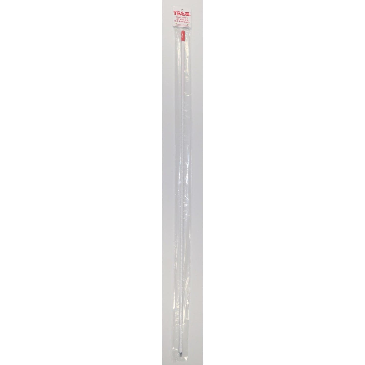 Tram 1500-Watt 26-MHz to 29-MHz Fiberglass Whip CB AM/FM/SSB Antenna, 4 Ft., White