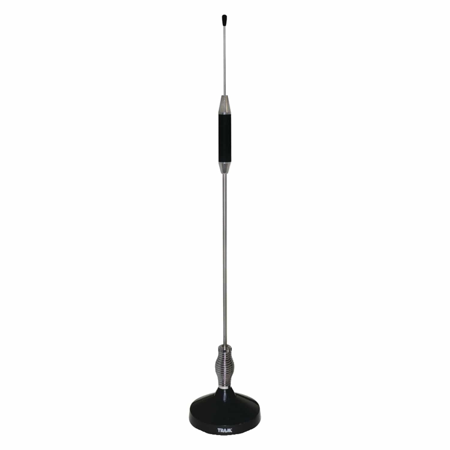 Tram Center-Load Stainless Steel Whip CB Magnet-Mount Antenna Kit with 3-1/2-In. Magnet and Cable