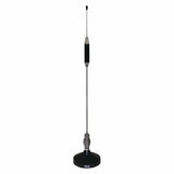 Tram Center-Load Stainless Steel Whip CB Magnet-Mount Antenna Kit with 3-1/2-In. Magnet and Cable