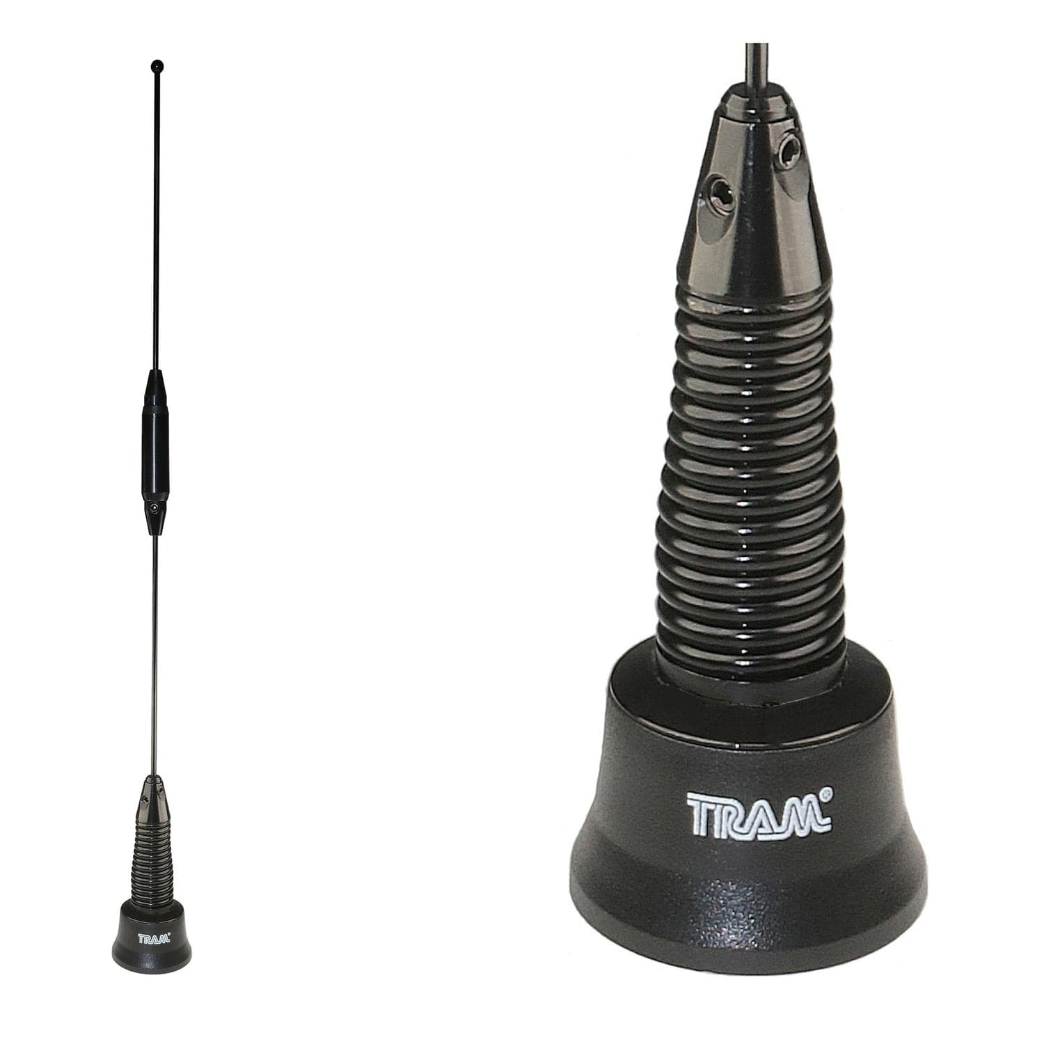 Tram 150 to 170/440 to 520/800 to 960 MHz 4.12-dBi Gain 17-1/2-In. Tall Pre-Tuned Tri-Band NMO Wideband Antenna
